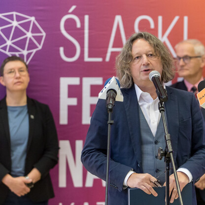 Śląski Festiwal Nauki - konferencja prasowa. fot. Tomasz Żak / UMWS