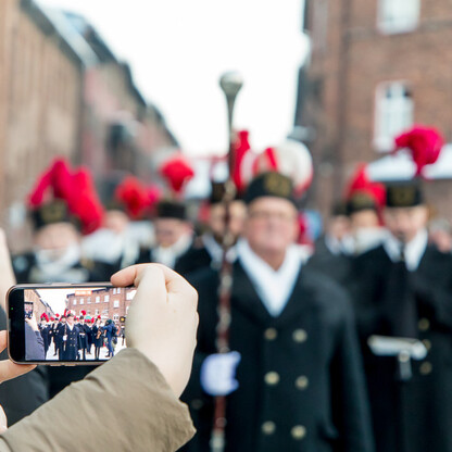 Górnicza orkiestra w katowickiej dzielnicy Nikiszowiec. fot. Tomasz Żak / UMWS