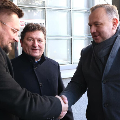 Uroczyste odsłonięcie Beboka Radia Katowice. fot. Andrzej Grygiel / UMWS