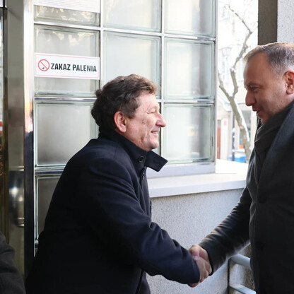 Uroczyste odsłonięcie Beboka Radia Katowice. fot. Andrzej Grygiel / UMWS