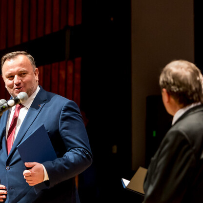 Konferencja prasowa dot. umowy na temat współprowadzenia Filharmonii Częstochowskiej. fot. Tomasz Żak / UMWS