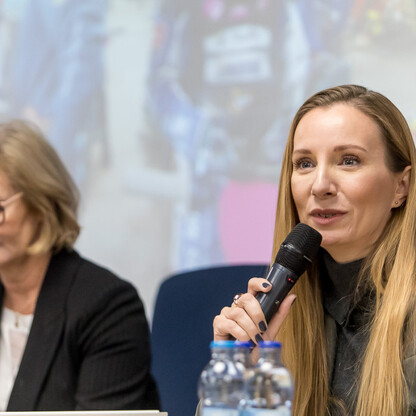 Konferencja prasowa dotycząca przyszłorocznego wydarzenia żużlowego na Stadionie Śląskim. fot Tomasz Żak / UMWS