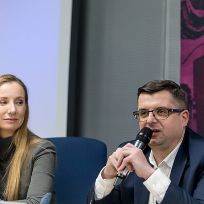 Konferencja prasowa dotycząca przyszłorocznego wydarzenia żużlowego na Stadionie Śląskim. fot Tomasz Żak / UMWS