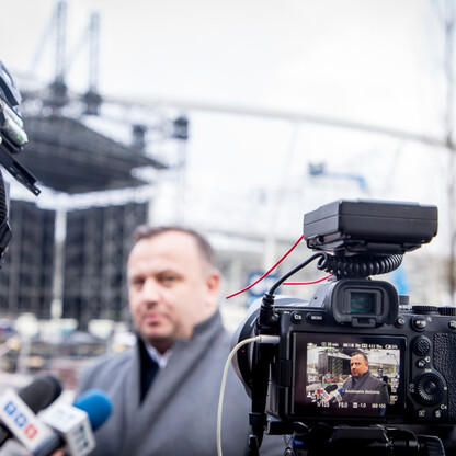 Konferencja prasowa dot. Sylwestra. fot. Tomasz Żak / UMWS