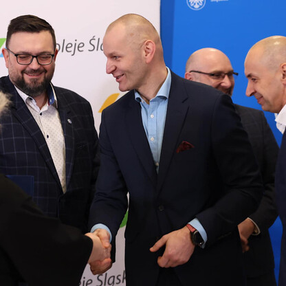 Podpisanie porozumienia w sprawie zintegrowanego systemu taryfowo-biletowego. fot. Andrzej Grygiel / UMWS