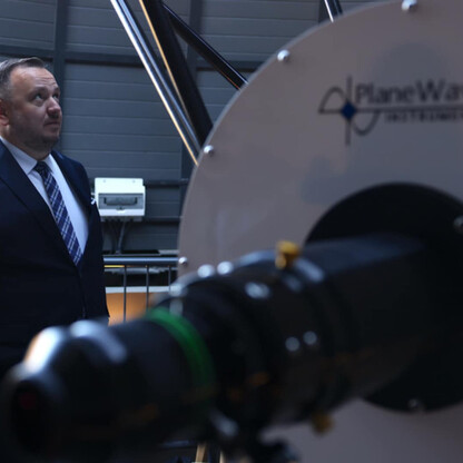 W Planetarium Śląskim otwarto dwa nowe obserwatoria astronomiczne. fot. Andrzej Grygiel / UMWS