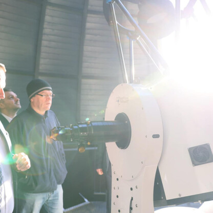 W Planetarium Śląskim otwarto dwa nowe obserwatoria astronomiczne. fot. Andrzej Grygiel / UMWS
