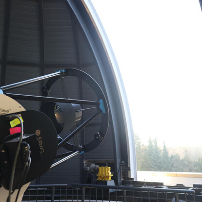 W Planetarium Śląskim otwarto dwa nowe obserwatoria astronomiczne. fot. Andrzej Grygiel / UMWS