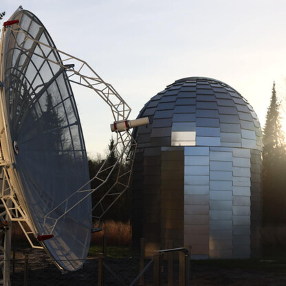 W Planetarium Śląskim otwarto dwa nowe obserwatoria astronomiczne. fot. Andrzej Grygiel / UMWS