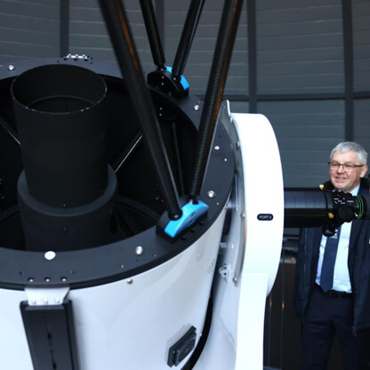 W Planetarium Śląskim otwarto dwa nowe obserwatoria astronomiczne. fot. Andrzej Grygiel / UMWS