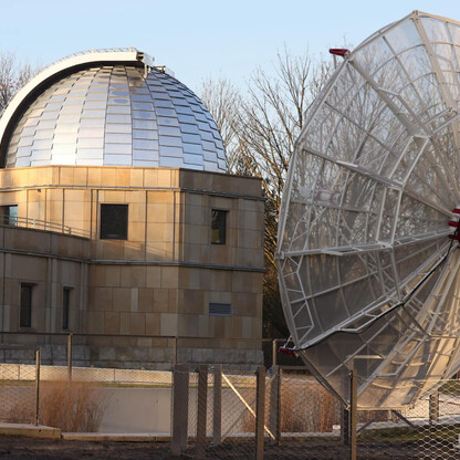 W Planetarium Śląskim otwarto dwa nowe obserwatoria astronomiczne. fot. Andrzej Grygiel / UMWS