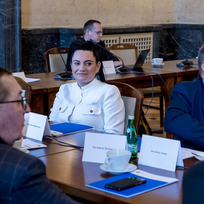 Regionalne spotkanie Wojewódzkiego Zespołu Koordynacji o edukacji i uczeniu się przez całe życie. (wygenerowano przez AI)