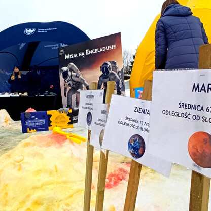 Winter-themed educational event in the Beskid Śląski region, part of the 