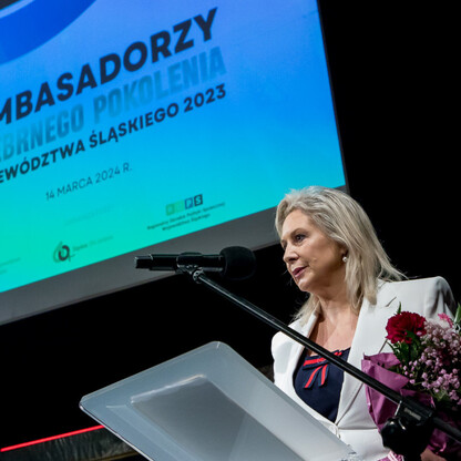 Podczas ceremonii wręczenia nagród 