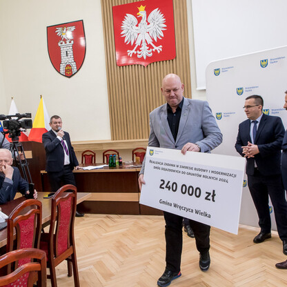 Dofinansowanie na drogi dojazdowe do gruntów rolnych - subregion północny. fot. Tomasz Żak / UMWS