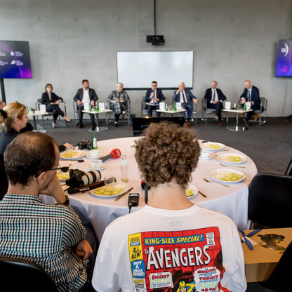 Konferencja prasowa nt. 16. edycji Europejskiego Kongresu Gospodarczego. fot. Tomasz Żak / UMWS