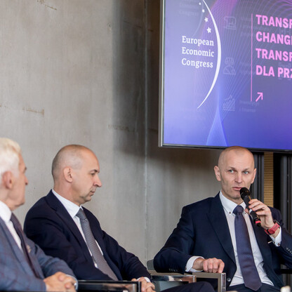 Konferencja prasowa nt. 16. edycji Europejskiego Kongresu Gospodarczego. fot. Tomasz Żak / UMWS
