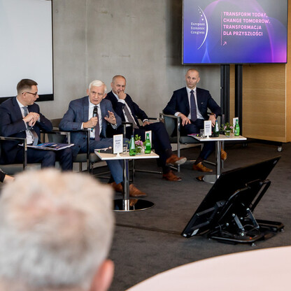 Konferencja prasowa nt. 16. edycji Europejskiego Kongresu Gospodarczego. fot. Tomasz Żak / UMWS