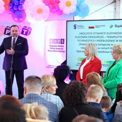 Otwarcie Regionalnej Placówki Opiekuńczo-Terapeutycznej w Bytomiu. fot. Andrzej Grygiel / UMWS
