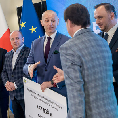 Fundusze UE na OZE i Marszałkowski Program Poprawy Jakości Powietrza. fot. Tomasz Żak / UMWS