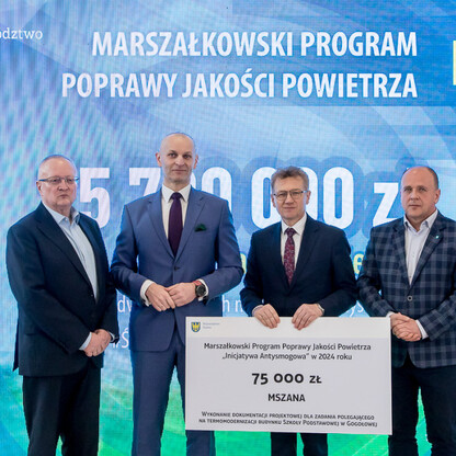 Fundusze UE na OZE i Marszałkowski Program Poprawy Jakości Powietrza. fot. Tomasz Żak / UMWS