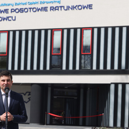 Nowa siedziba Rejonowego Pogotowia Ratunkowego. fot.   Andrzej Grygiel / UMWS