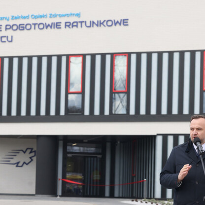 Nowa siedziba Rejonowego Pogotowia Ratunkowego. fot.   Andrzej Grygiel / UMWS