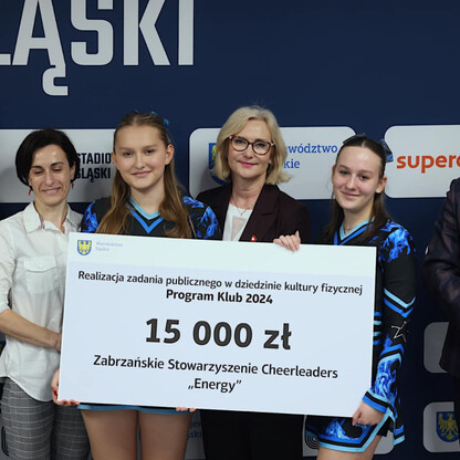 Wręczenia czeków w ramach Programu Klub. fot. Andrzej Grygiel / UMWS