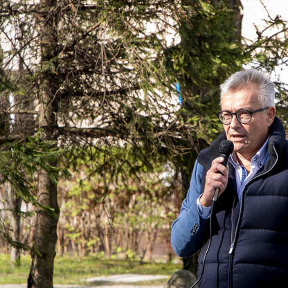 Katowickie Centrum Onkologii wzbogaciło się o ekologiczny parking, fot. Tomasz Żak / UMWS