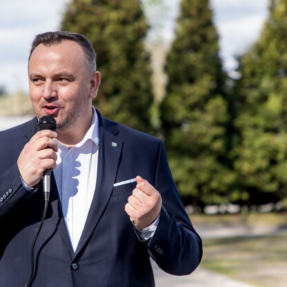Katowickie Centrum Onkologii wzbogaciło się o ekologiczny parking, fot. Tomasz Żak / UMWS