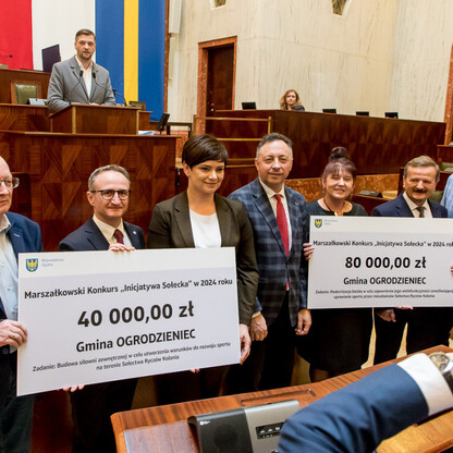 Marszałkowski konkurs „Inicjatywa Sołecka”; subregion zachodni i subregion centralny. fot. Tomasz Żak / UMWS
