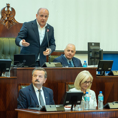 Sesja Sejmiku Województwa  Śląskiego. fot. Andrzej Grygiel / UMWS