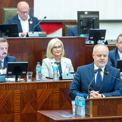 Sesja Sejmiku Województwa  Śląskiego. fot. Andrzej Grygiel / UMWS