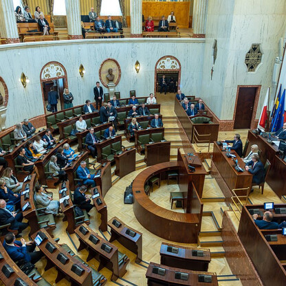 Sesja Sejmiku Województwa  Śląskiego. fot. Andrzej Grygiel / UMWS