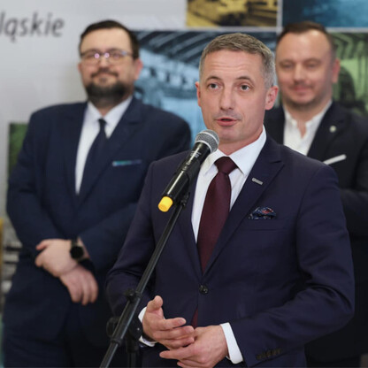 Briefing dot. połączenia kolejowego Gliwice-Rybnik. fot. Andrzej Grygiel / UMWS