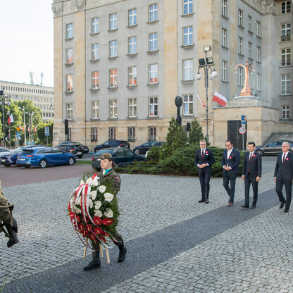 Obchody rocznicy uchwalenia Konstytucji 3 Maja oraz wybuchu III Powstania Śląskiego. fot. Tomasz Żak / UMWS