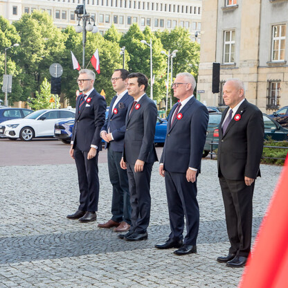 Obchody rocznicy uchwalenia Konstytucji 3 Maja oraz wybuchu III Powstania Śląskiego. fot. Tomasz Żak / UMWS