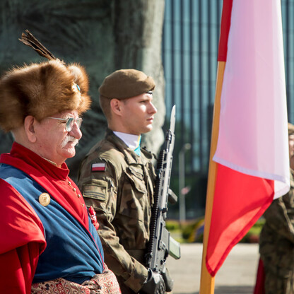 Obchody rocznicy uchwalenia Konstytucji 3 Maja oraz wybuchu III Powstania Śląskiego. fot. Tomasz Żak / UMWS