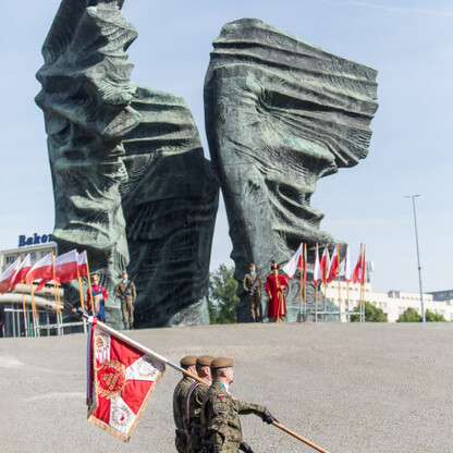 Obchody rocznicy uchwalenia Konstytucji 3 Maja oraz wybuchu III Powstania Śląskiego. fot. Tomasz Żak / UMWS