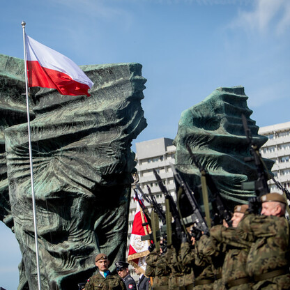 Obchody rocznicy uchwalenia Konstytucji 3 Maja oraz wybuchu III Powstania Śląskiego. fot. Tomasz Żak / UMWS