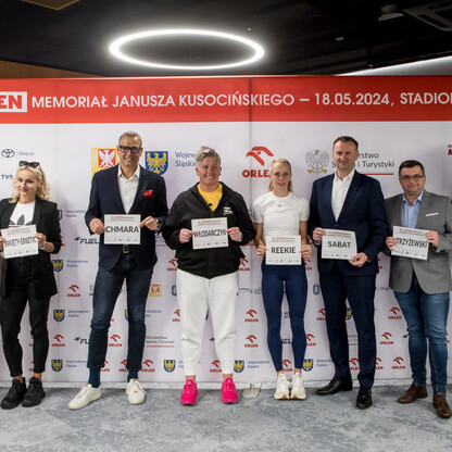 70 ORLEN Memoriał Janusza Kusocińskiego - konferencja prasowa. fot. Tomasz Żak / UMWS