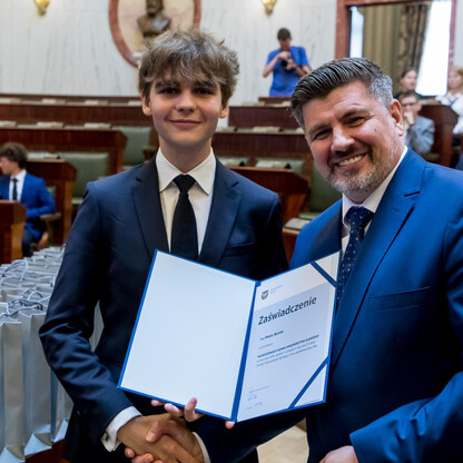 Inauguracyjna Sesja Młodzieżowego Sejmiku Województwa Śląskiego kadencji 2024-2026. fot. Tomasz Żak / UMWS