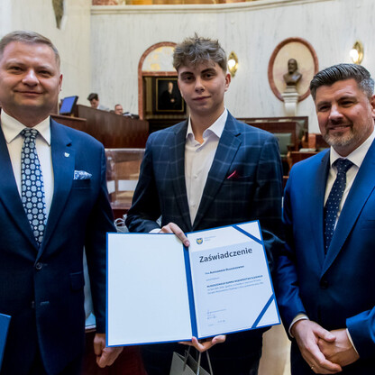 Inauguracyjna Sesja Młodzieżowego Sejmiku Województwa Śląskiego kadencji 2024-2026. fot. Tomasz Żak / UMWS