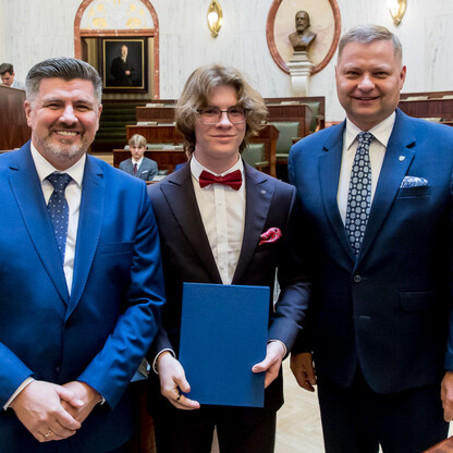 Inauguracyjna Sesja Młodzieżowego Sejmiku Województwa Śląskiego kadencji 2024-2026. fot. Tomasz Żak / UMWS