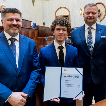 Inauguracyjna Sesja Młodzieżowego Sejmiku Województwa Śląskiego kadencji 2024-2026. fot. Tomasz Żak / UMWS