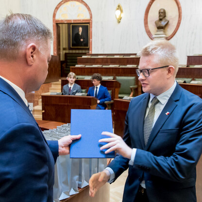 Inauguracyjna Sesja Młodzieżowego Sejmiku Województwa Śląskiego kadencji 2024-2026. fot. Tomasz Żak / UMWS