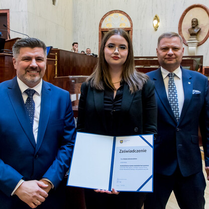Inauguracyjna Sesja Młodzieżowego Sejmiku Województwa Śląskiego kadencji 2024-2026. fot. Tomasz Żak / UMWS