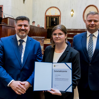 Inauguracyjna Sesja Młodzieżowego Sejmiku Województwa Śląskiego kadencji 2024-2026. fot. Tomasz Żak / UMWS