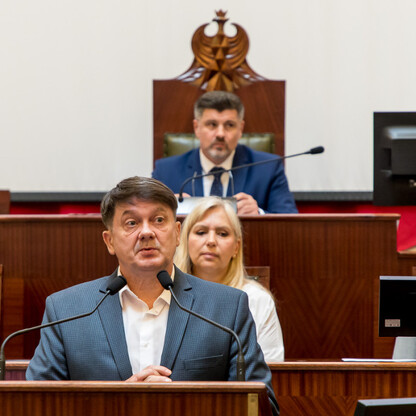 Inauguracyjna Sesja Młodzieżowego Sejmiku Województwa Śląskiego kadencji 2024-2026. fot. Tomasz Żak / UMWS