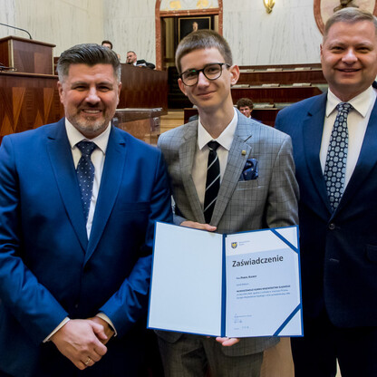 Inauguracyjna Sesja Młodzieżowego Sejmiku Województwa Śląskiego kadencji 2024-2026. fot. Tomasz Żak / UMWS